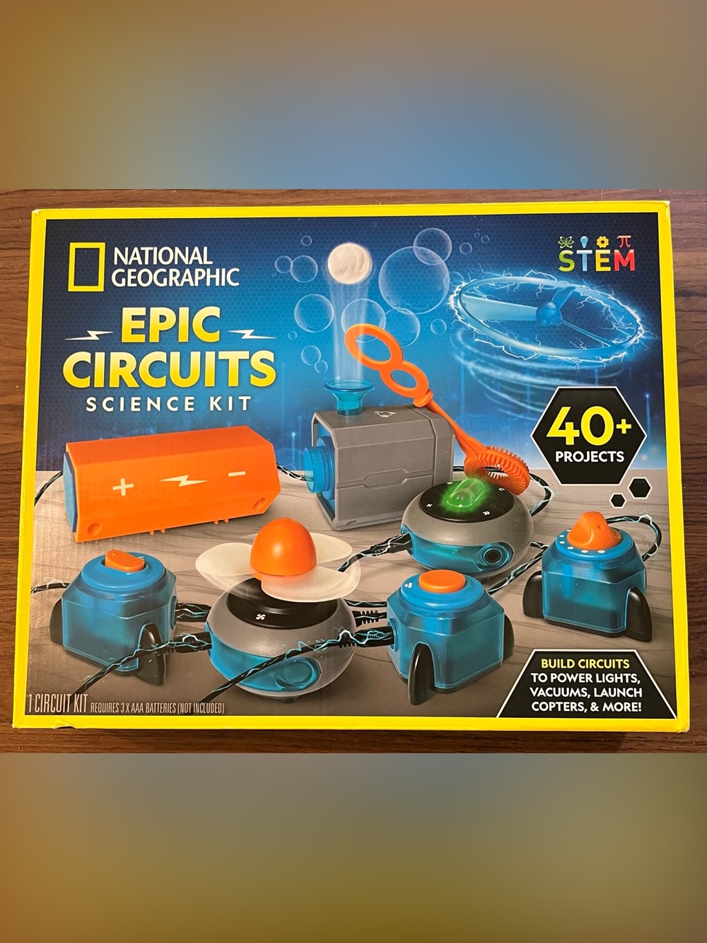 Brand NewNational Geographic Epic Circuits Science Kit for Children 8+ Years